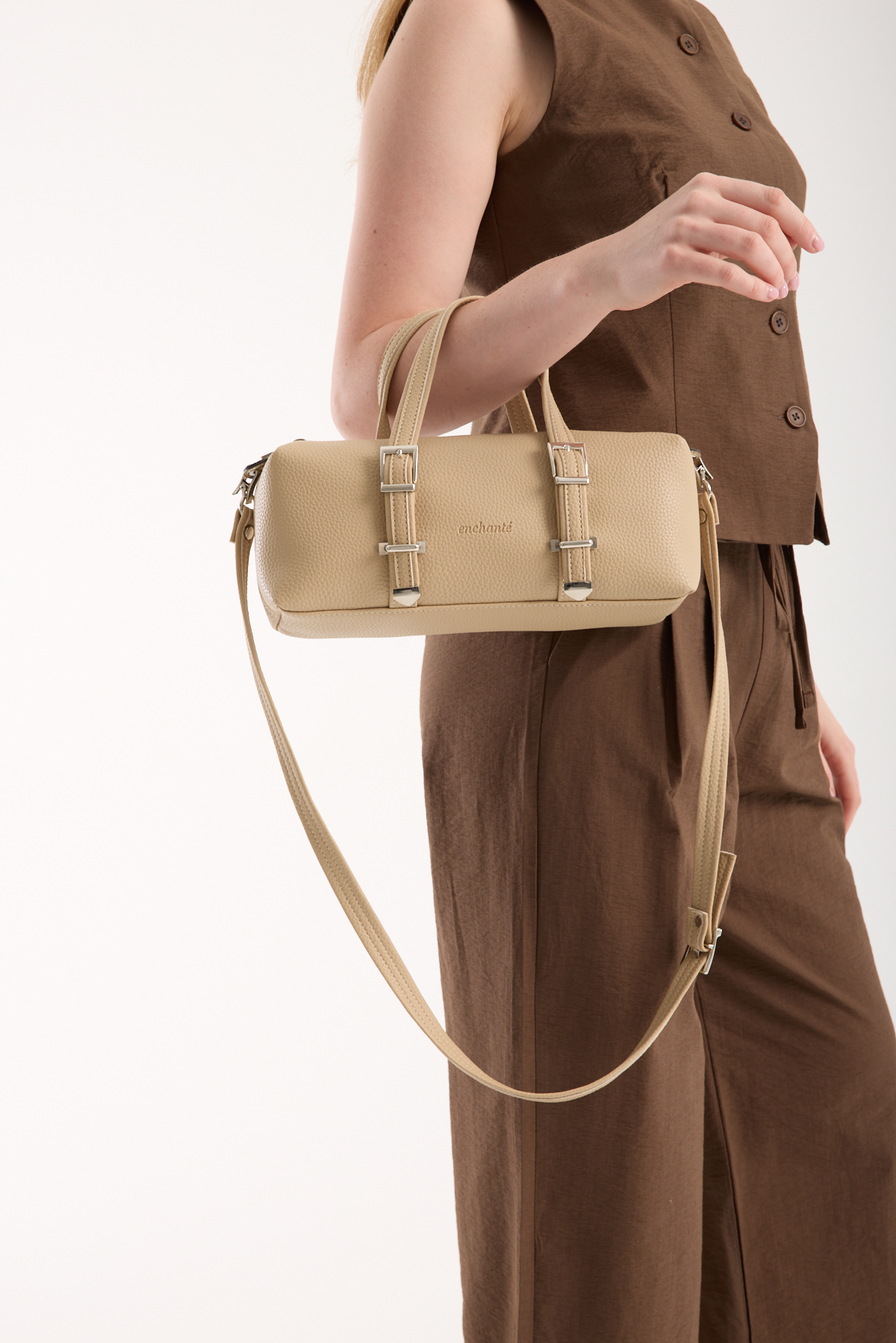 Krem Kadın Çanta Karavan