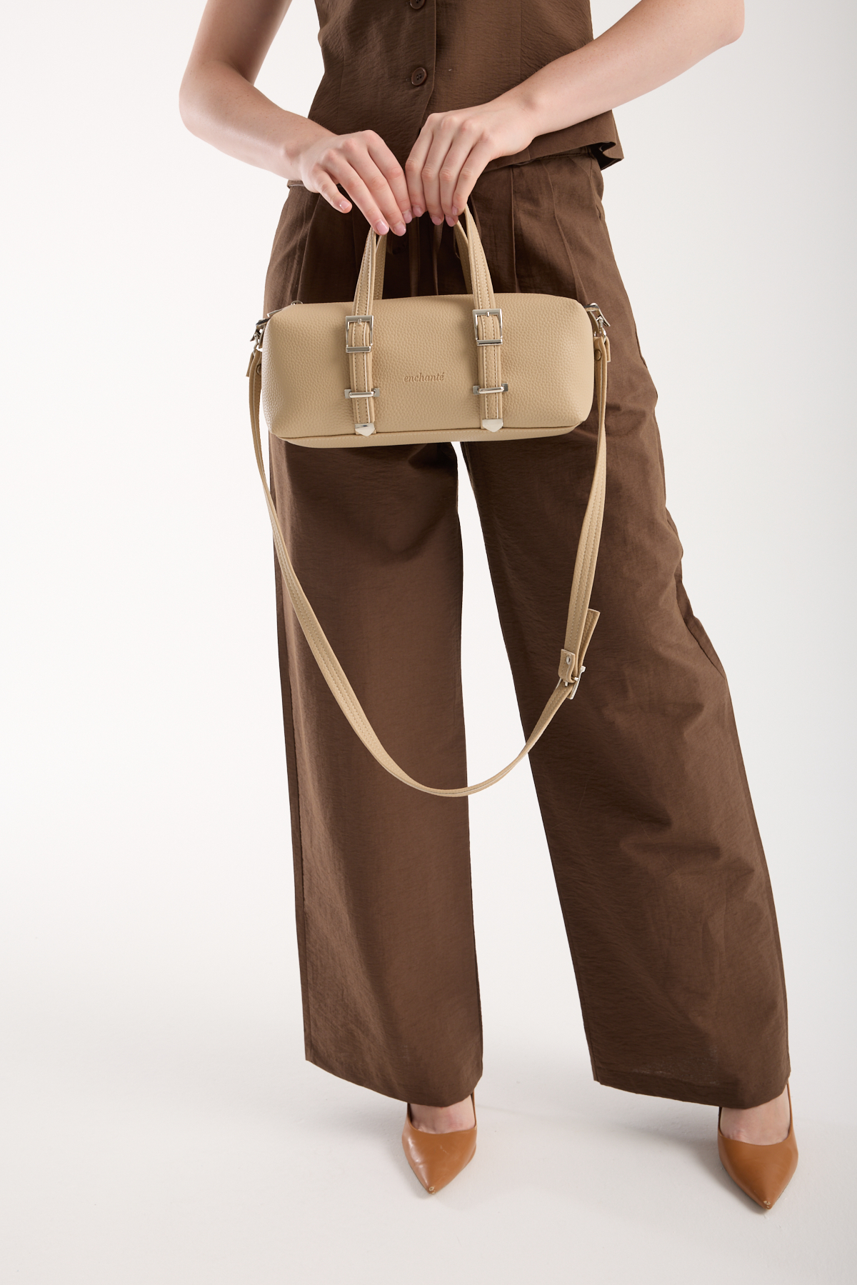 Krem Kadın Çanta Karavan - Detay